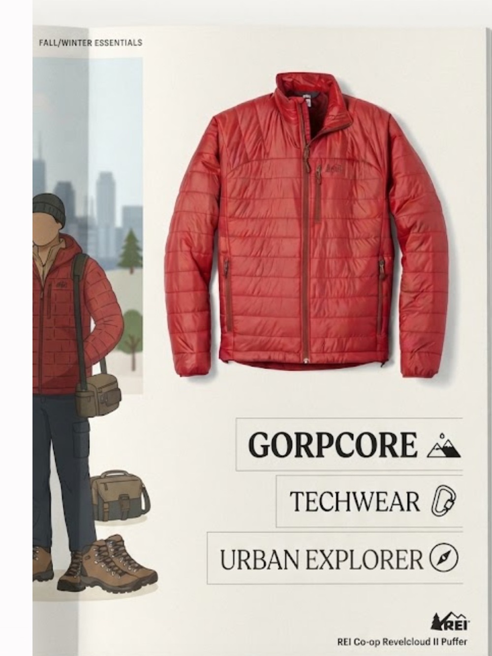 REI Co-op Revelcloud II Puffer Jacket - Packable Ruby Red Puffy - Medium